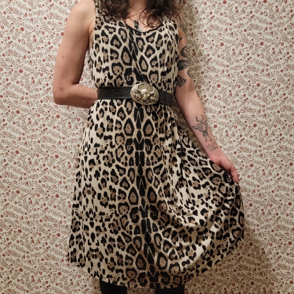 Cheetah/Leopard Print Gown